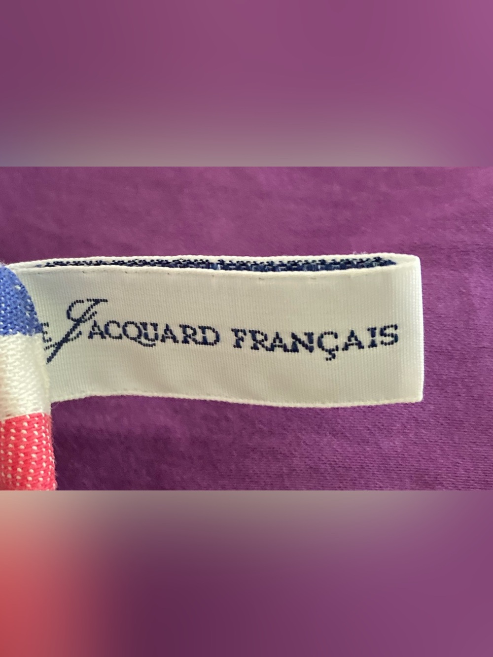 Yves Delorme vintage Bastille Day tea towel - Picture 3 of 10